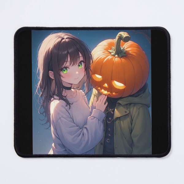 Item preview, The Girl and the Sad Pumpkin designed and sold by ArtsJulian.