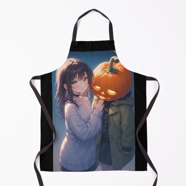 Item preview, The Girl and the Sad Pumpkin designed and sold by ArtsJulian.