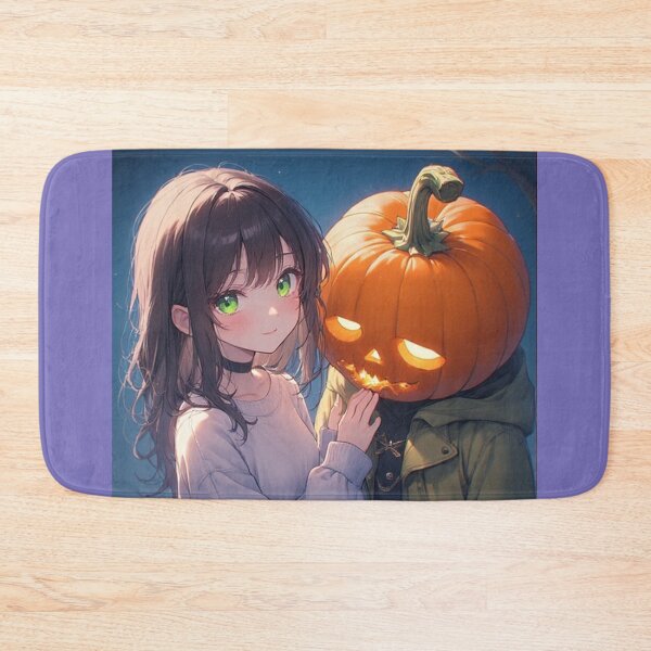 Item preview, The Girl and the Sad Pumpkin designed and sold by ArtsJulian.