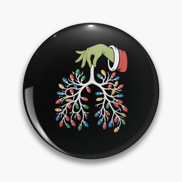 Item preview, Christmas Nurse Lung Xmas Lights Funny Pulmonologist Xmas designed and sold by FranzFriesen.