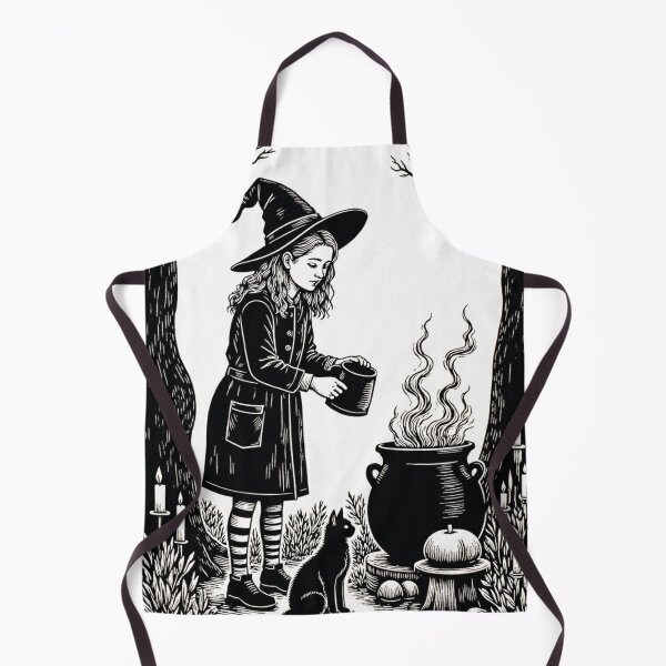Item preview, little witch with cat, Happy Halloween designed and sold by Mauswohn.