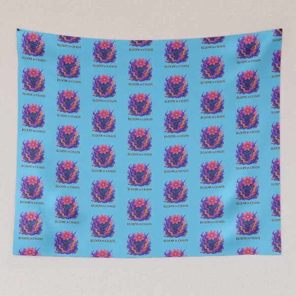 Item preview, Bloom in Chaos – Vibrant flower in the midst of chaos designed and sold by Joseriqui.