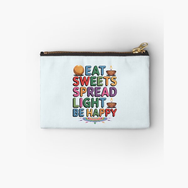 Item preview, Eat Sweets Spread Light Be Happy – Colorful Diwali Festival Design designed and sold by Jollys-ArtShop.