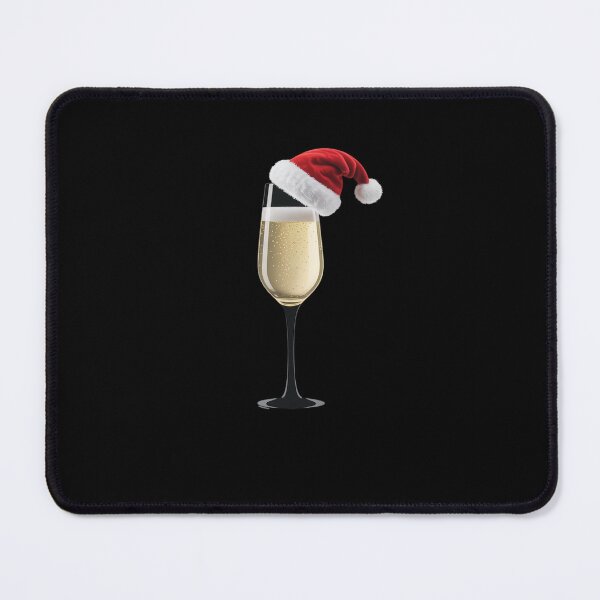 Artikelvorschau, Weihnachten Champagner kühles Glas Santa Hut Getränk entworfen und verkauft von AmparoBoyle.