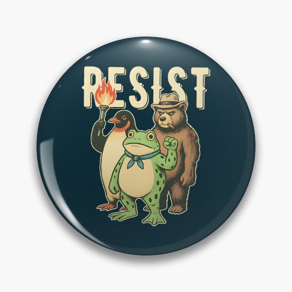 Item preview, Resist Penguin Frog and Bear   designed and sold by KnightenKit.