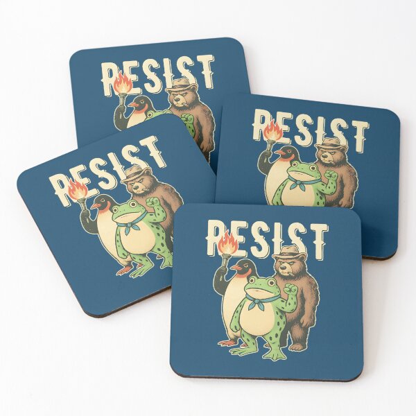 Item preview, Resist Penguin Frog and Bear   designed and sold by KnightenKit.