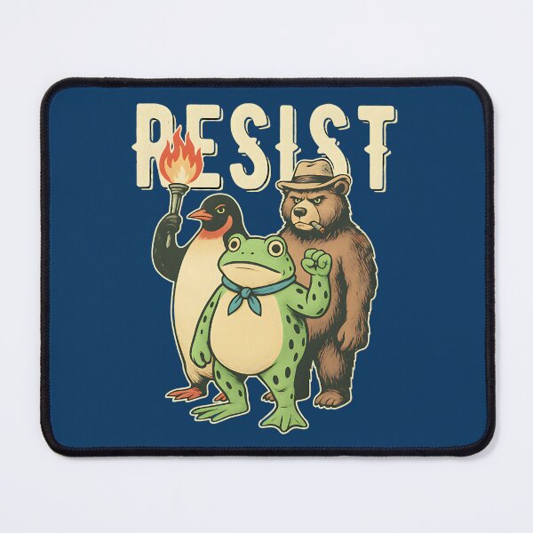 Item preview, Resist Penguin Frog and Bear   designed and sold by KnightenKit.