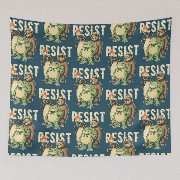 Item preview, Resist Penguin Frog and Bear   designed and sold by KnightenKit.