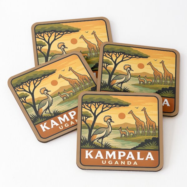 Item preview, Kampala, Uganda - Wildlife & Lake Victoria designed and sold by Myra365Art.