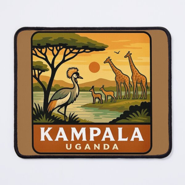 Item preview, Kampala, Uganda - Wildlife & Lake Victoria designed and sold by Myra365Art.