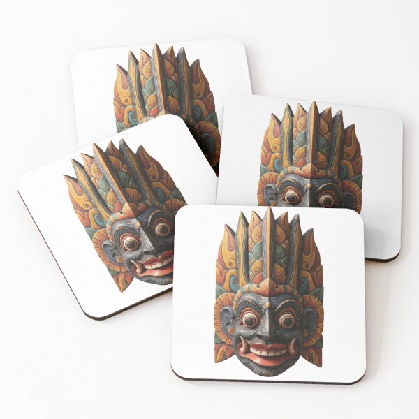 Item preview, Sri Lankan Sanni Raksha Devil Mask - Traditional Hand Carved Art designed and sold by NewYorkColours.