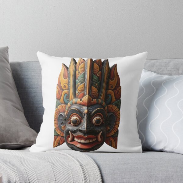 Item preview, Sri Lankan Sanni Raksha Devil Mask - Traditional Hand Carved Art designed and sold by NewYorkColours.