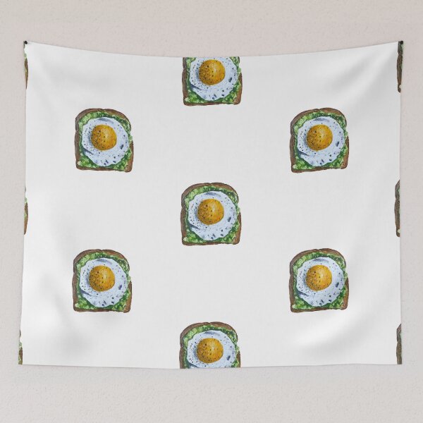 Item preview, Avocado Egg Toast designed and sold by kneeSocksCreate.