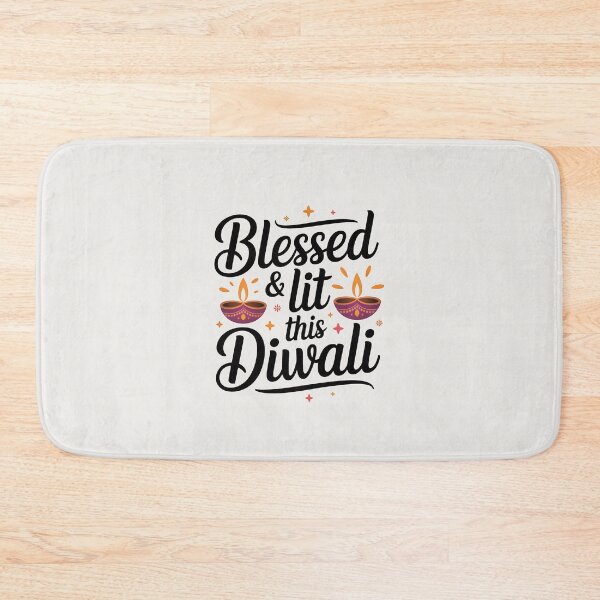 Item preview, Blessed & Lit This Diwali – Elegant Festival of Lights Design designed and sold by Jollys-ArtShop.