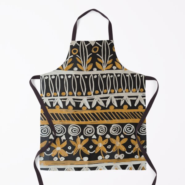 Item preview, Unique tribal pattern hand drawn in bold colours designed and sold by bellingenbelles.
