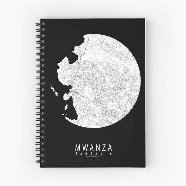 Item preview, Mwanza City Map of Tanzania - Full Moon designed and sold by deMAP.