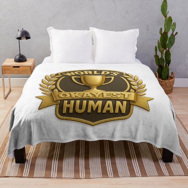 Item preview, WORLD'S OKAYEST HUMAN designed and sold by Canvations.