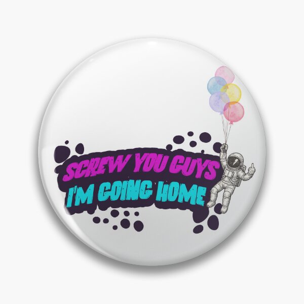 Item preview, Astronaut Flipping Off: Going Home designed and sold by Nacho Average Designs.