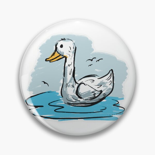 Item preview, Goose in Children's book artstyle designed and sold by the_langtry_art_logs.
