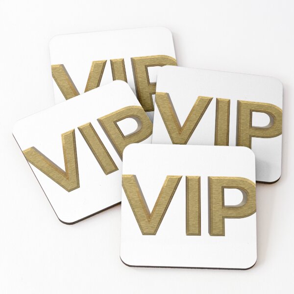 Item preview, 3D Render Text “VIP” in Golden Typography on Transparent Background designed and sold by FireFXStudio.