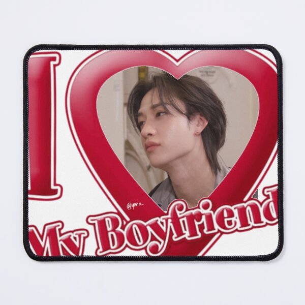 Item preview, I ❤️ My Boyfriend (Stray Kids BangChan) Print Design designed and sold by j1nirette.