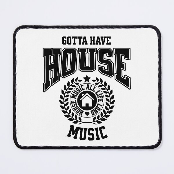 Item preview, HOUSE MUSIC - Gotta Have Collegiate Vibe (Black) designed and sold by Discothreadz.