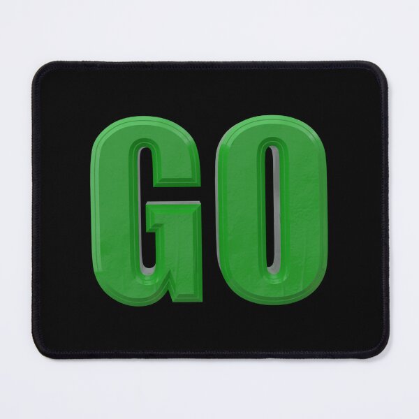 Item preview, 3D Render Text “Go” in Green Font on Transparent Background designed and sold by FireFXStudio.