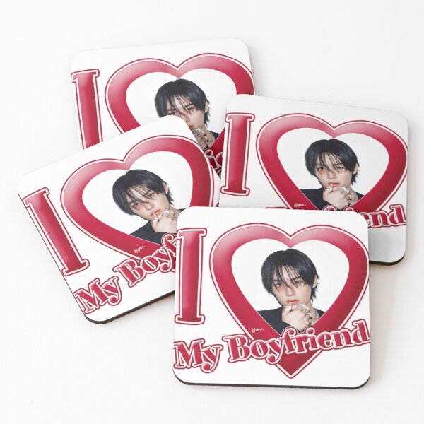Item preview, I ❤️ My Boyfriend (Stray Kids Lee Know) Print Design designed and sold by j1nirette.