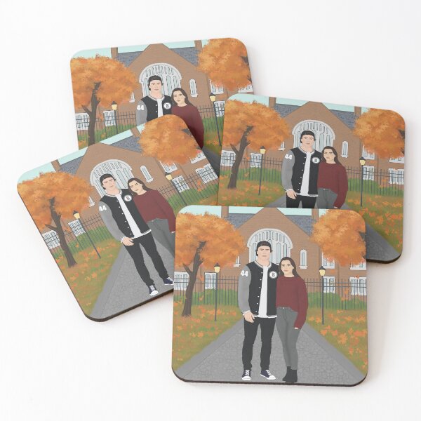 Item preview, Hannah Wells and Garrett Graham on campus  designed and sold by Artist Avenue.