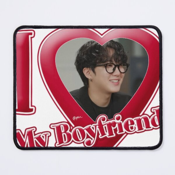 Item preview, I ❤️ My Boyfriend (Stray Kids ChangBin) Print Design designed and sold by j1nirette.