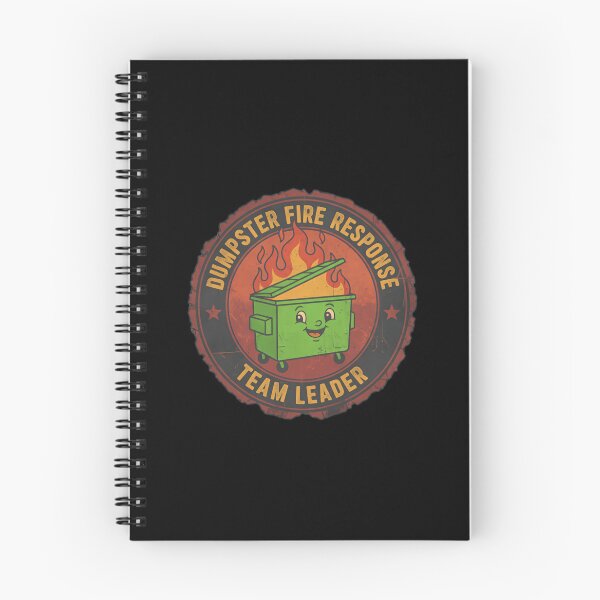 Item preview, Funny Dumpster Fire Response Team Leader – Department of Everyday Disasters designed and sold by SkeletonsDanger.