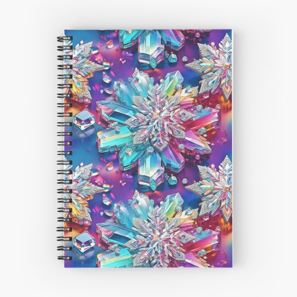 Item preview, Christmas Crystal-Inspired Colorful Snowflakes Design Art  designed and sold by DEC02.