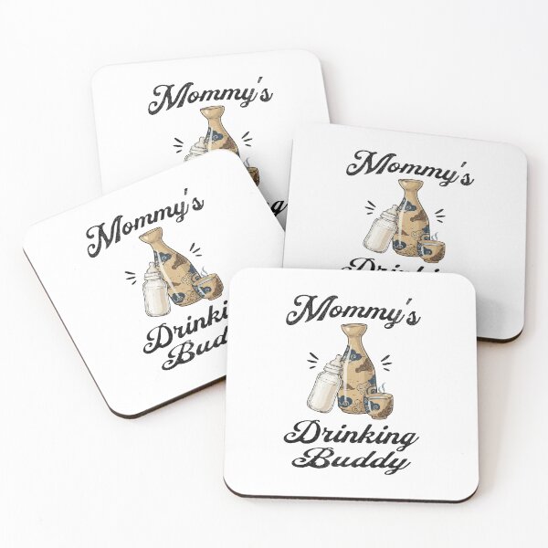 Item preview, Mommy's Drinking Buddy (Sake Lover) in Black Text designed and sold by xxroseate.
