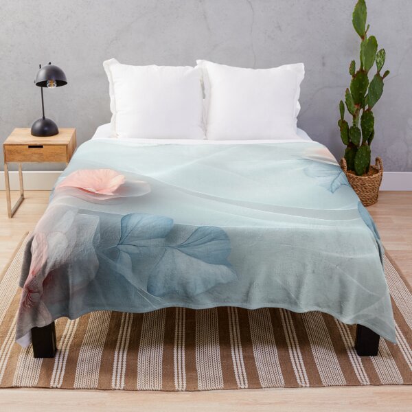 Item preview, Soft Pastel Floral Dream on Sheer Fabric designed and sold by PaintbrushPlace.