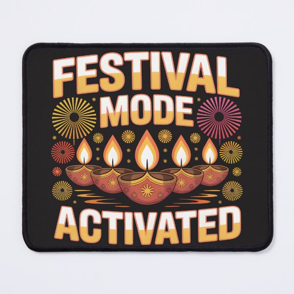 Item preview, Festival Mode Activated – Bright Diwali Celebration Design designed and sold by Jollys-ArtShop.