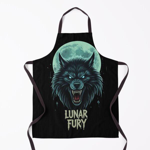 Artikelvorschau, Lunar Fury: Halloween-Werwolf-Horror-Design entworfen und verkauft von Devon Designs.