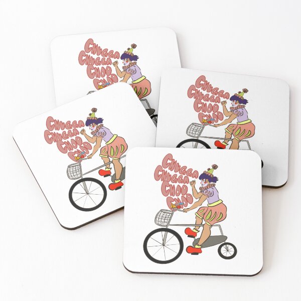 Aperçu de l'œuvre Clown mignon sur un vélo créée et vendue par the_langtry_art_logs.