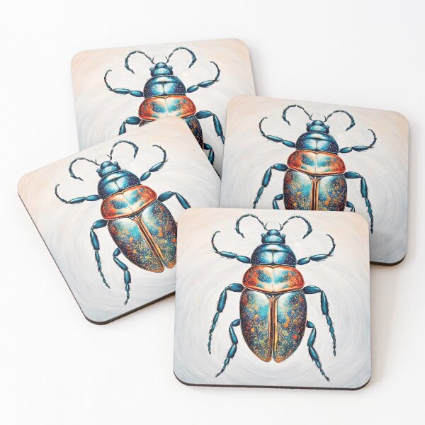 Item preview, Vintage Entomology Beetle Art designed and sold by LanaGustavsson.
