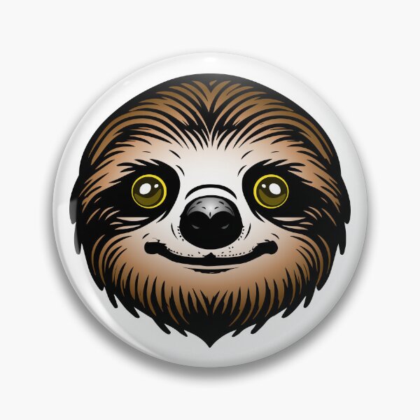 Item preview, Sloth Head - Chill Wildlife Vibe designed and sold by criptart.