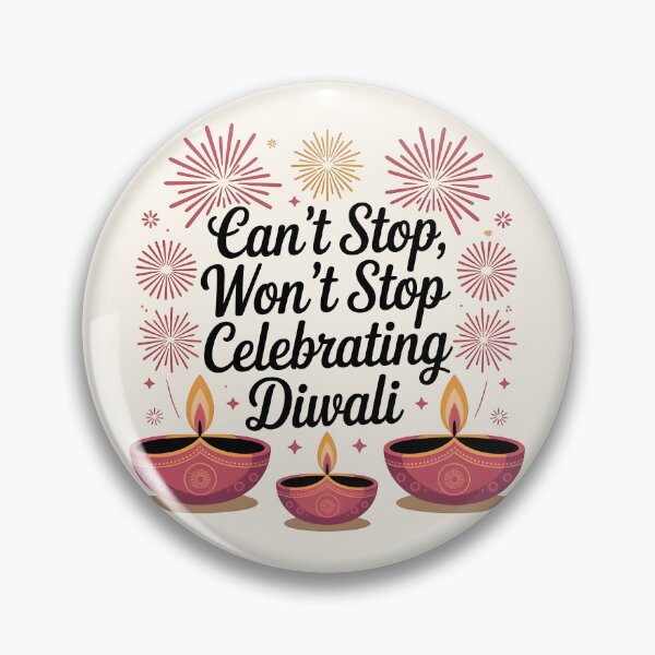 Item preview, Can’t Stop Won’t Stop Celebrating Diwali – Festive Lights Design designed and sold by Jollys-ArtShop.