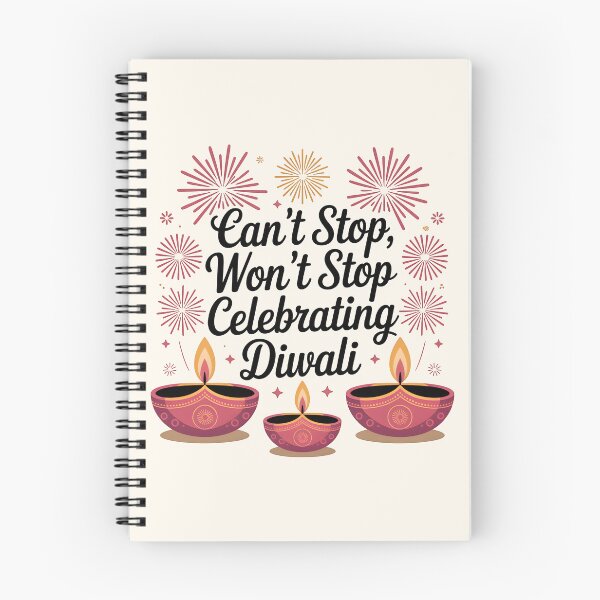 Item preview, Can’t Stop Won’t Stop Celebrating Diwali – Festive Lights Design designed and sold by Jollys-ArtShop.