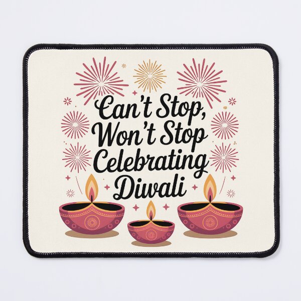 Item preview, Can’t Stop Won’t Stop Celebrating Diwali – Festive Lights Design designed and sold by Jollys-ArtShop.