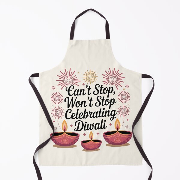 Item preview, Can’t Stop Won’t Stop Celebrating Diwali – Festive Lights Design designed and sold by Jollys-ArtShop.