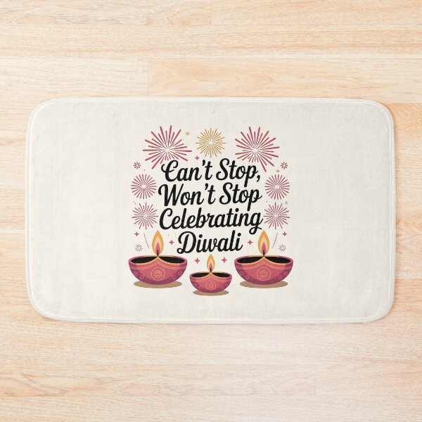 Item preview, Can’t Stop Won’t Stop Celebrating Diwali – Festive Lights Design designed and sold by Jollys-ArtShop.
