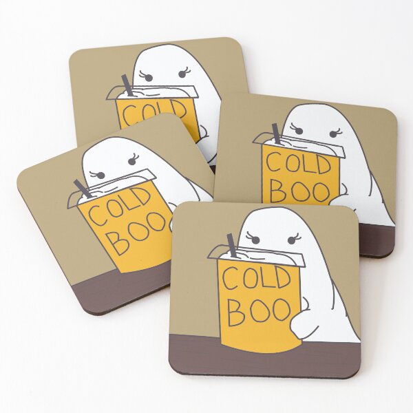 Item preview, Cold Boo Ghost Barista designed and sold by Fable & Fiasco.