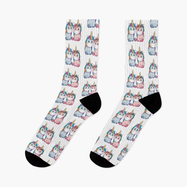 Item preview, two cute unicorns sitting designed and sold by jackson art station .