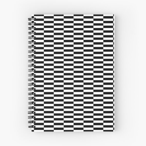 Item preview, Black White Rectangle Horizontal Checkerboard designed and sold by KeksWorkroom.
