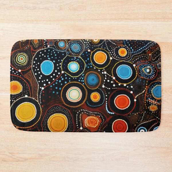 Item preview, Aboriginal Inspired Dot Art - Native Abstract designed and sold by GrinGalore.