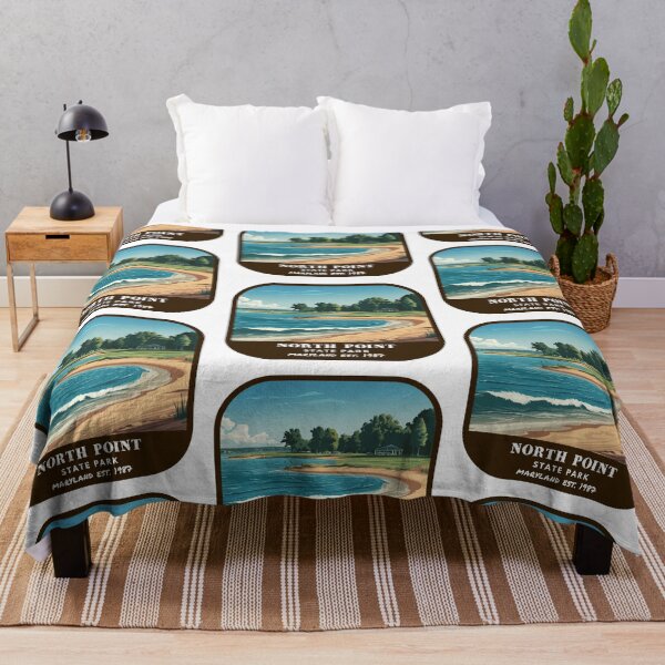 Item preview, Vintage North Point State Park (Maryland State Park) designed and sold by RabbitK.