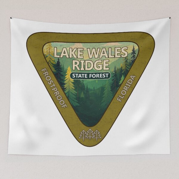 Item preview, Lake Wales Ridge State Forest, Frostproof, Florida, Forest Design designed and sold by Wanderful-roads.